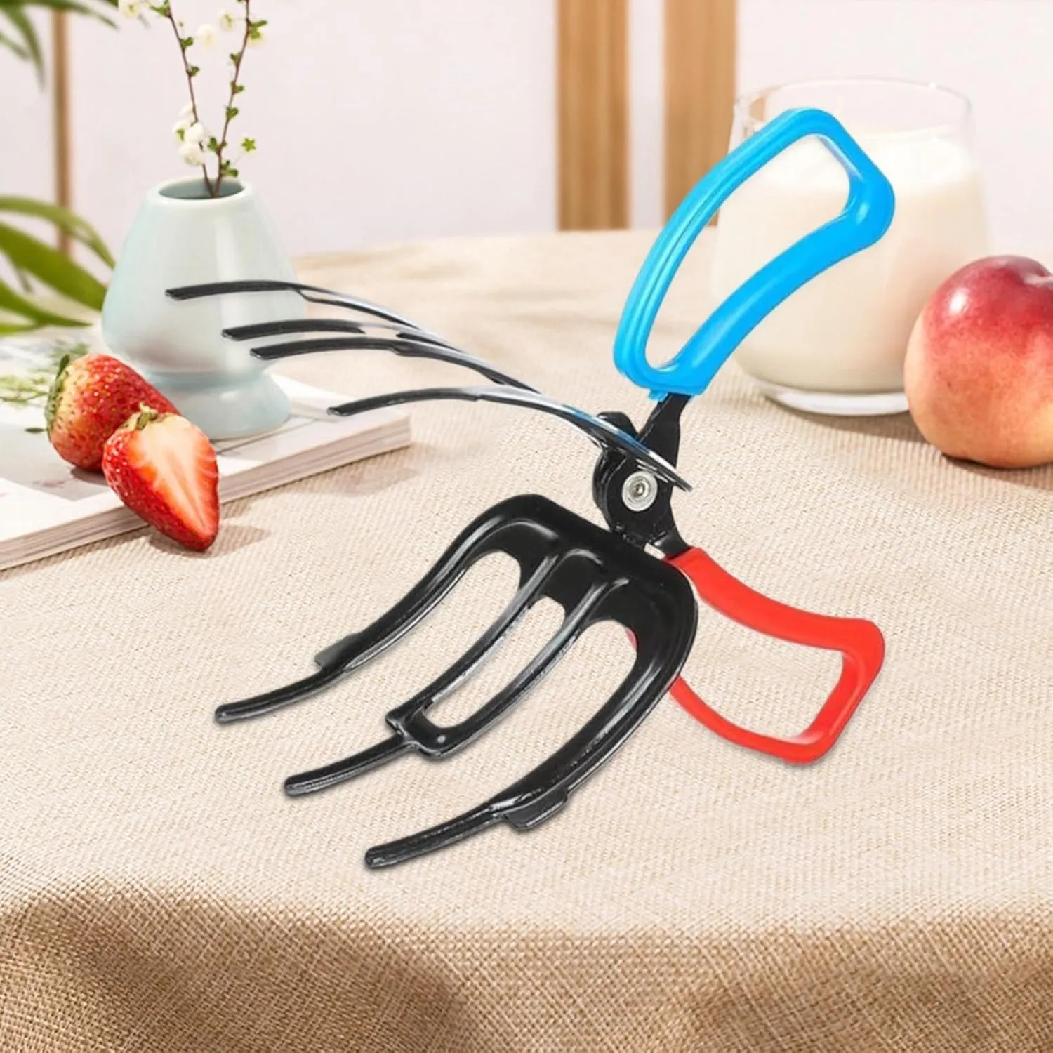 Fishing Pliers Metal Fish Clamp Tong Grip Tackle Tool Forceps For Catch Fish Fishing Accessories Metal Fish Clamp Ice Sled (A*2, One Size*2)