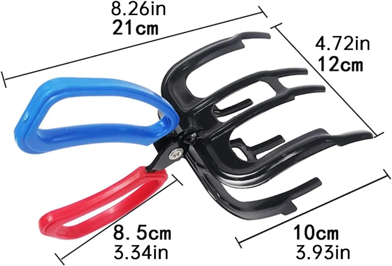 Fishing Pliers Metal Fish Clamp Tong Grip Tackle Tool Forceps For Catch Fish Fishing Accessories Metal Fish Clamp Ice Sled (A*2, One Size*2)