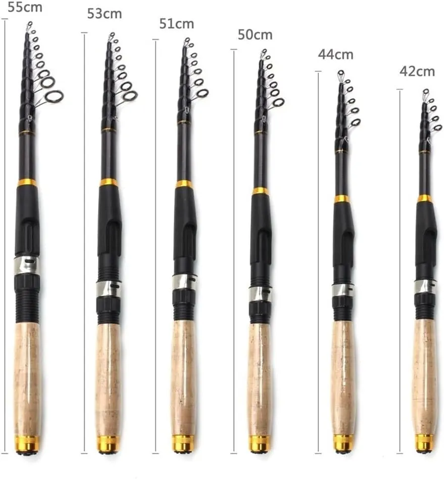 Fishing Poles Multifunction Fishing Rod Carbon Fishing Fish Pole Telescopic Travel Fishing Rod Ultrashort Fishing Tackle Telescopic Fishing Rod(3.6m)