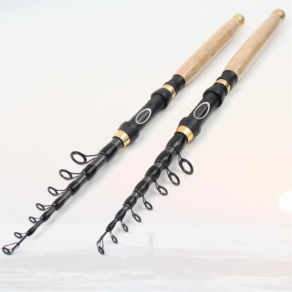 Fishing Poles Multifunctional Portable Lure Fishing Rod Telescopic Carp Pole Fishing Tackle Pocket Travel Fishing Rod Telescopic Fishing Rod(2.7m)