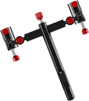 Fishing Rod Holder Adjustable Rotating Bracket Double Fortresses Bracket Fishing Tackle Accessories Easy to Use