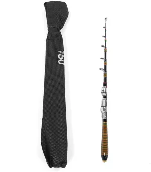 Fishing Rod, Telescopic Carbon Sea Rod Portable Pole Support Tackle Supplie Hand Fishing Accessory for Beginner