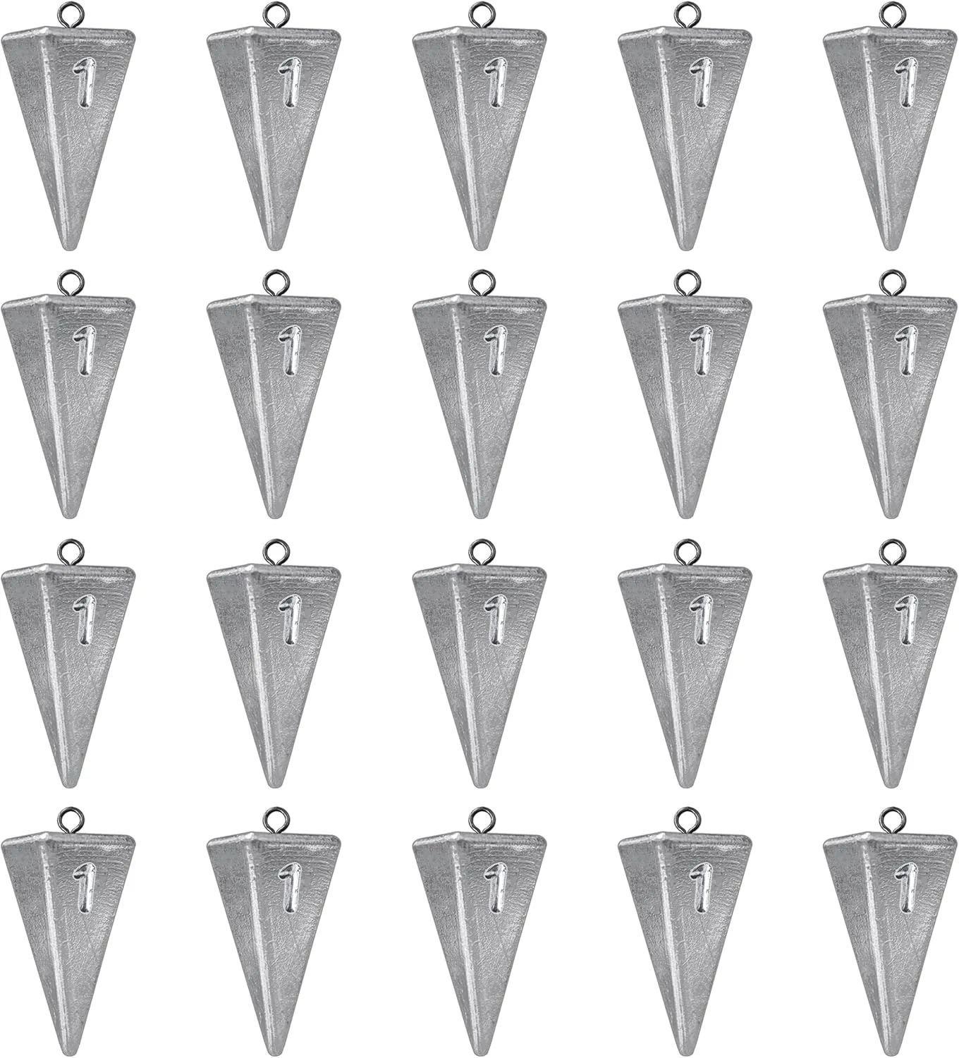Fishing Weights Sinkers Pyramid Sinkers Surf Fishing Sinkers for Saltwater Fishing Gear Tackle 1oz 2oz 3oz 4oz 5oz 6oz 8oz 10oz 12oz 14oz 16oz