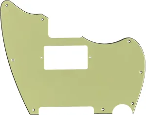 Fits Fender Warmoth MJT Telemaster Jazzcaster PAF Style Guitar Pickguard (3 Ply Vintage Green)