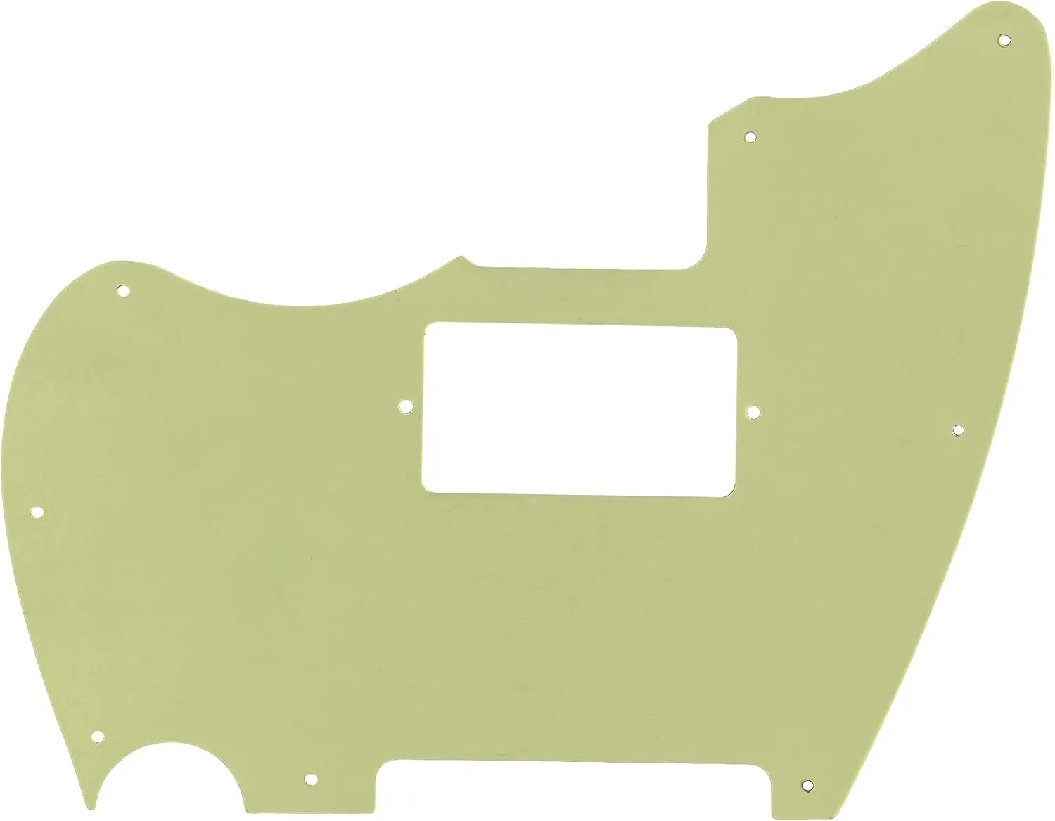 Fits Fender Warmoth MJT Telemaster Jazzcaster PAF Style Guitar Pickguard (3 Ply Vintage Green)