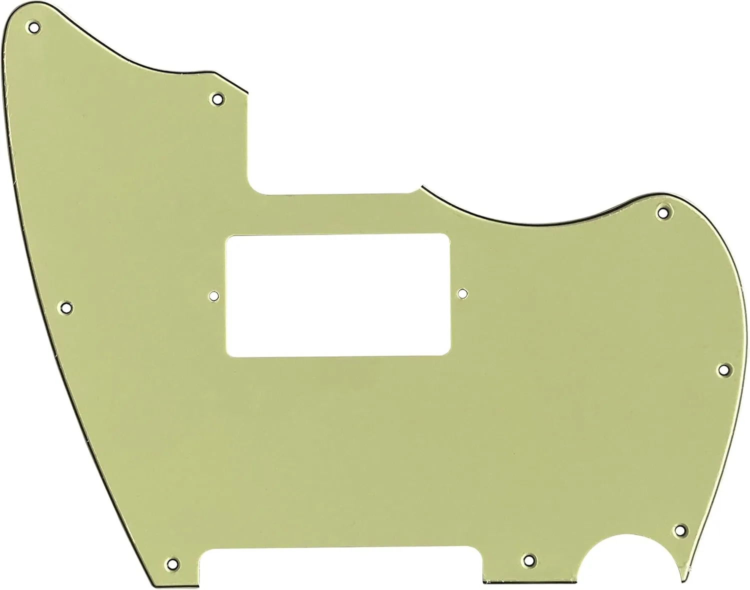 Fits Fender Warmoth MJT Telemaster Jazzcaster PAF Style Guitar Pickguard (3 Ply Vintage Green)