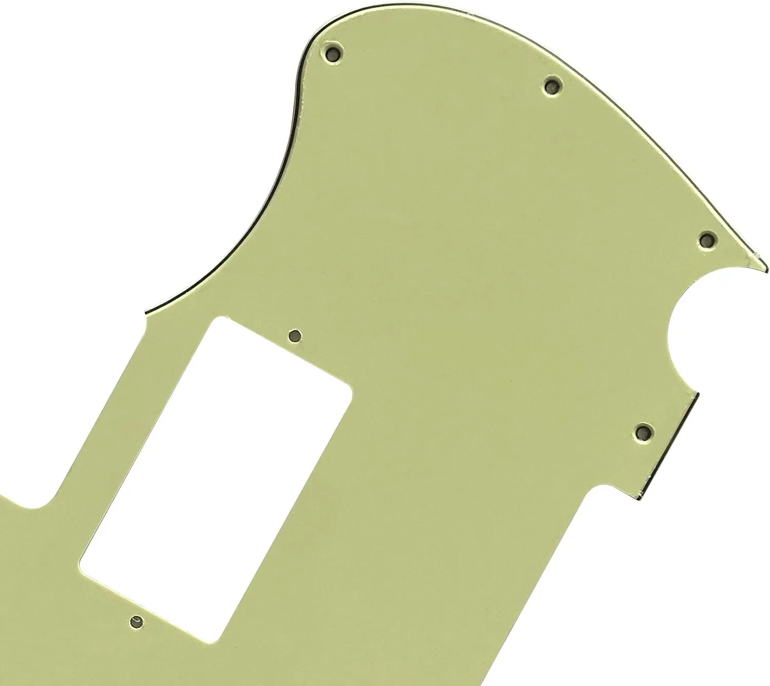 Fits Fender Warmoth MJT Telemaster Jazzcaster PAF Style Guitar Pickguard (3 Ply Vintage Green)