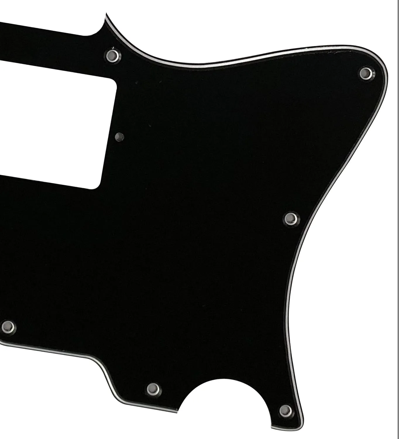 Fits Suhr Classic T Antique Telecaster PAF Style Guitar Pickguard (3 Ply Black)