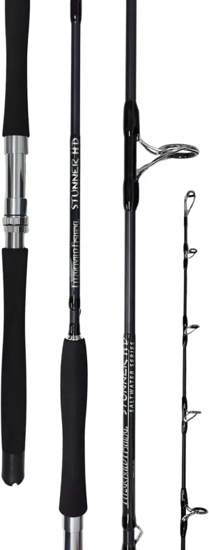 Fitzgerald Fishing Stunner HD Saltwater Series from 6’0”, 7’0” & 8'0” Heavy, X-Heavy & XX-Heavy Spinning Offshore Rods Great for Snook, Tarpon, Cobia, Snapper, Grouper, Dolphin