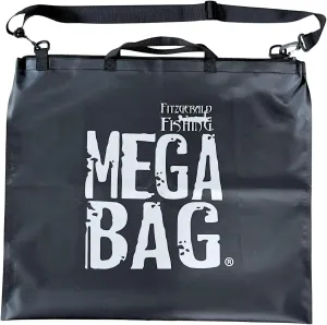 Fitzgerald Fishing Tournament Weigh in Fish Bag - Heavy Duty Fish Bags That Transport Fish Safely, are Leak and Rip Resistant, Include Zipper Closure - Mega Bag Logo