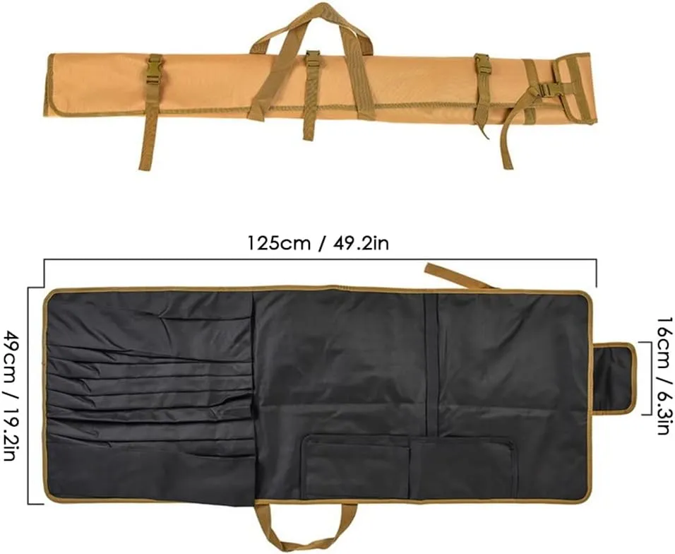 Foldable Fishing Rod Cover Bag Outdoor Travel Fishing Tackle Storage Shoulder Bag for Carp Fishing Rod