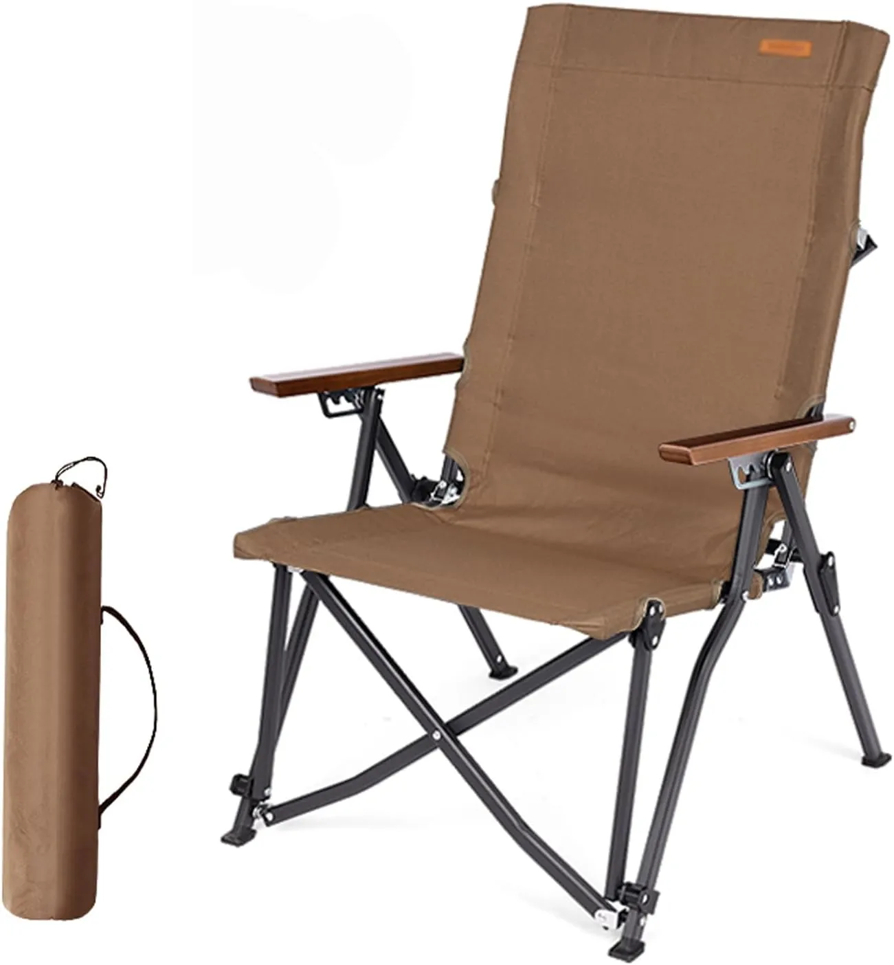 Folding Chair Portable - Portable Camping Chairg, Four Angle Adjustment of Backrest, Made of Aluminum Alloy Material, Large Capacity Mesh BaSuitable for Outdoor Activities