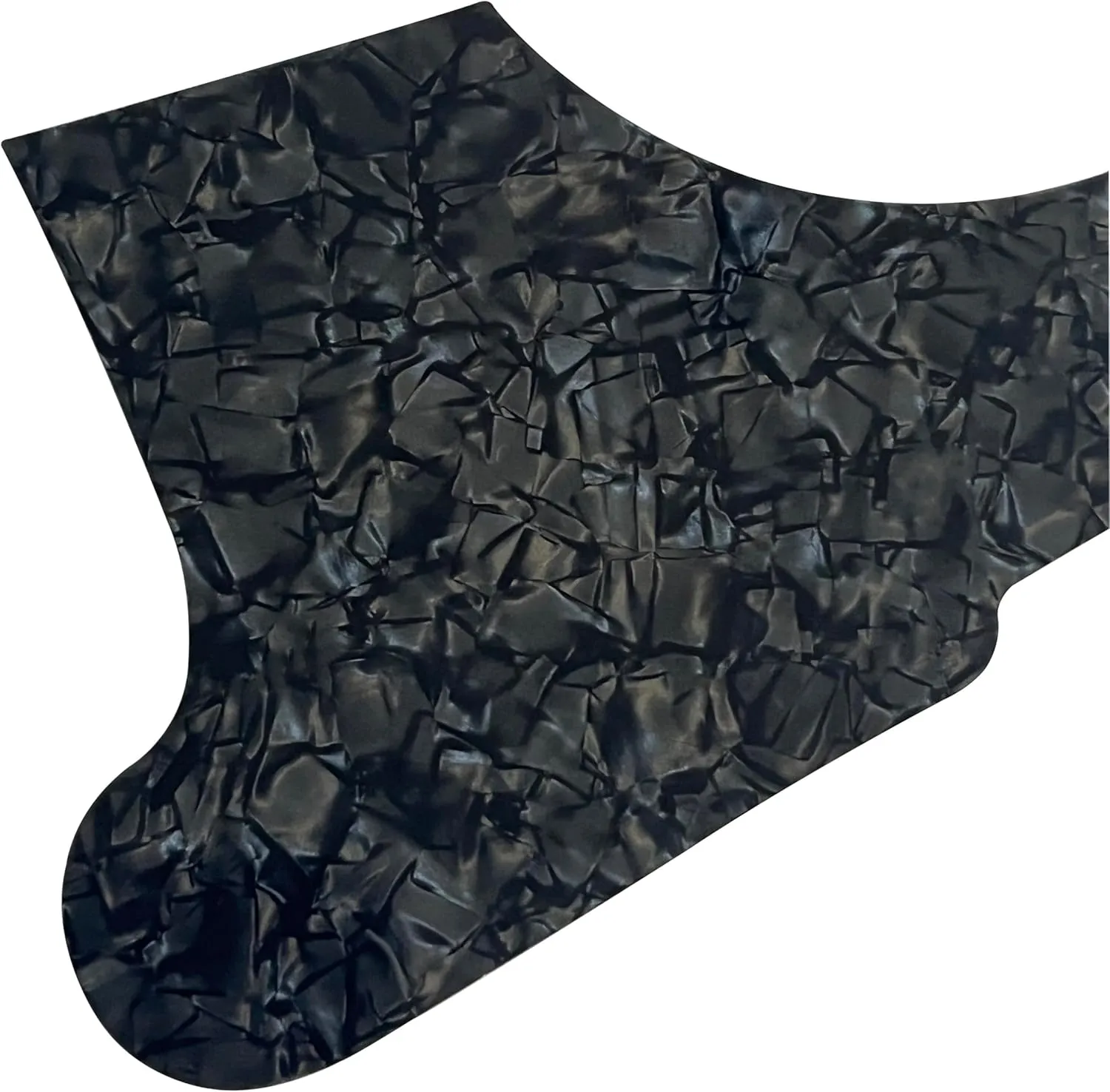 For D'Angelico Style Acoustic Guitar Pickguard Scratch Plate (Black Pearl)