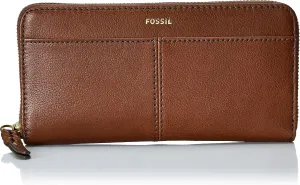 Fossil Women's Tara Leather Zip Around Clutch Wallet for Women
