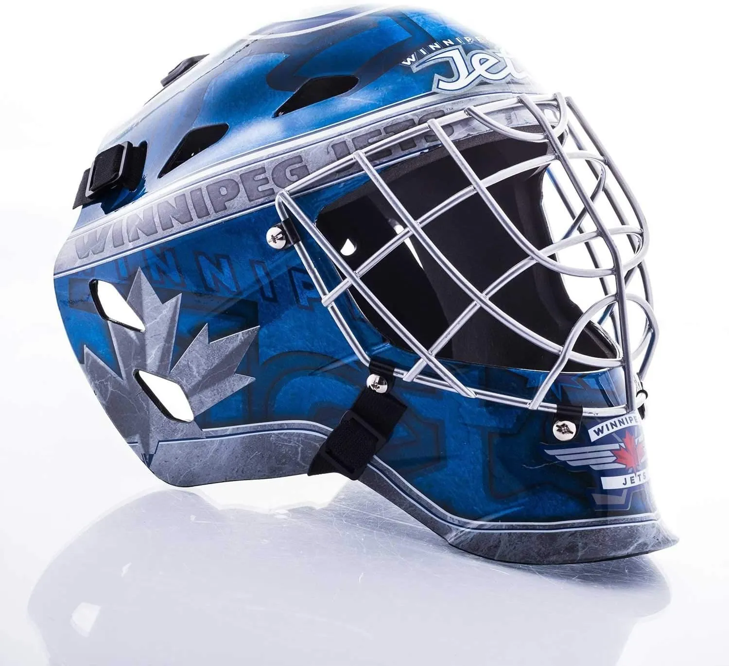 Franklin Sports NHL Team Logo Mini Hockey Goalie Mask with Case - Collectible Goalie Mask with Official NHL Logos and Colors