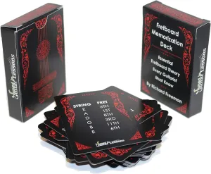 Fretboard Memorization Deck | 54 Flash Cards | Great Learning Gift for Guitar Players & Teachers, Music Theory, Alternative to Stickers & Posters
