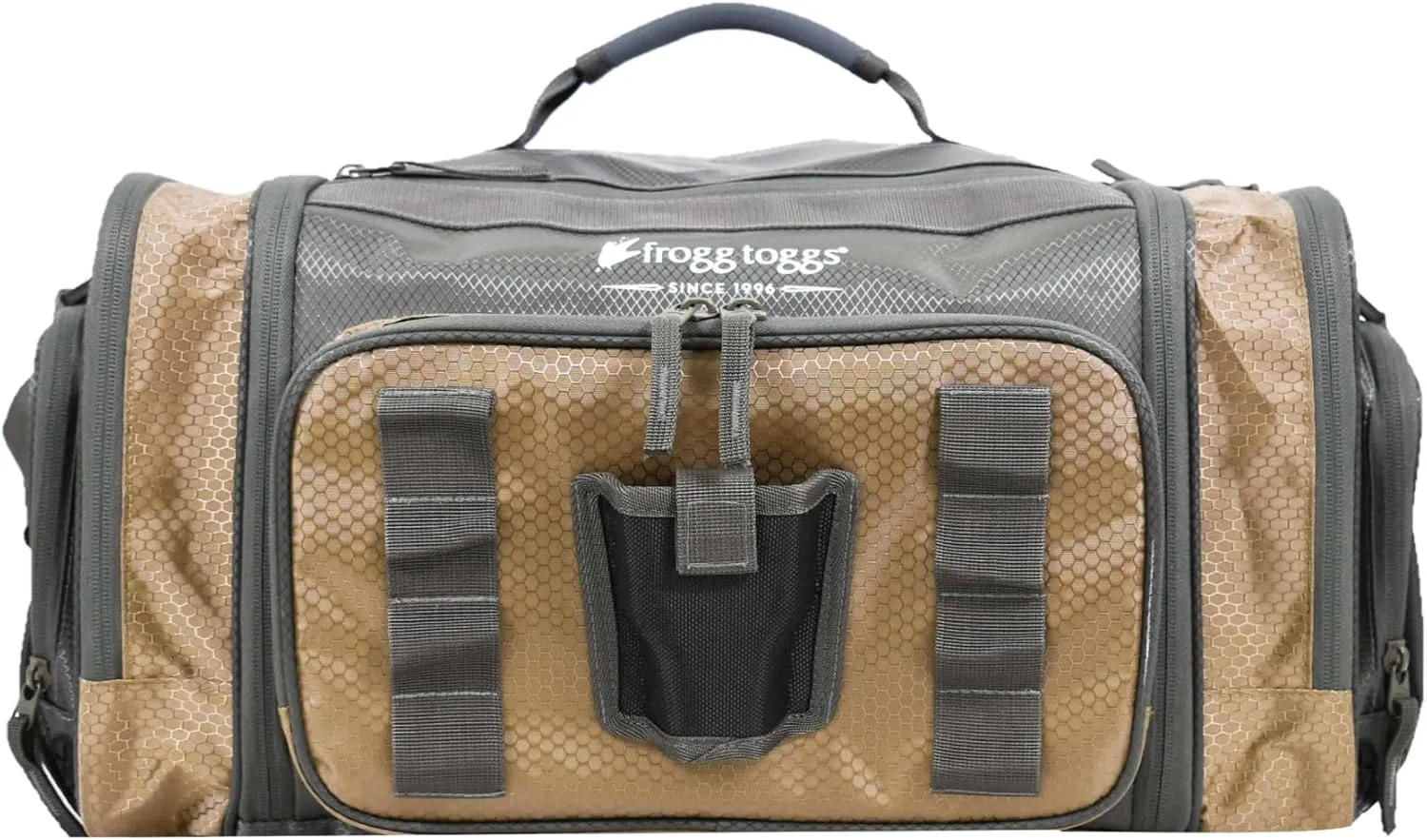 FROGG TOGGS Heavy Duty Fishing Tackle Duffle Bag, Includes Bait Trays