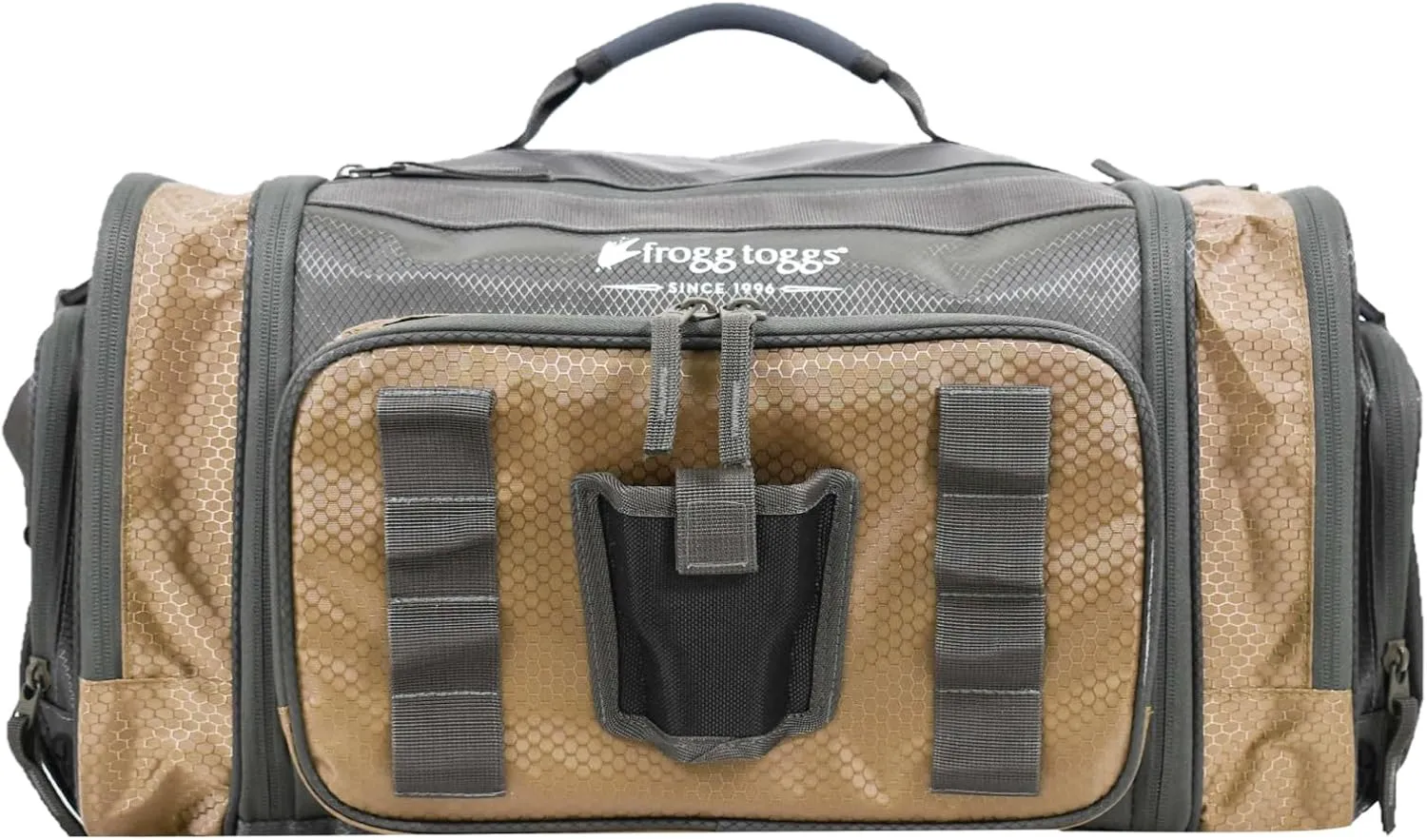FROGG TOGGS Heavy Duty Fishing Tackle Duffle Bag, Includes Bait Trays