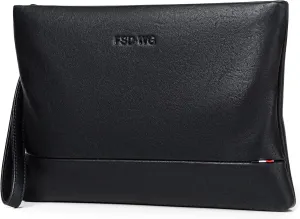 FSD.WG Mens Clutch Bag Man Purse Handbag 12 inches Large Hand Bag Big Clutch Wallet