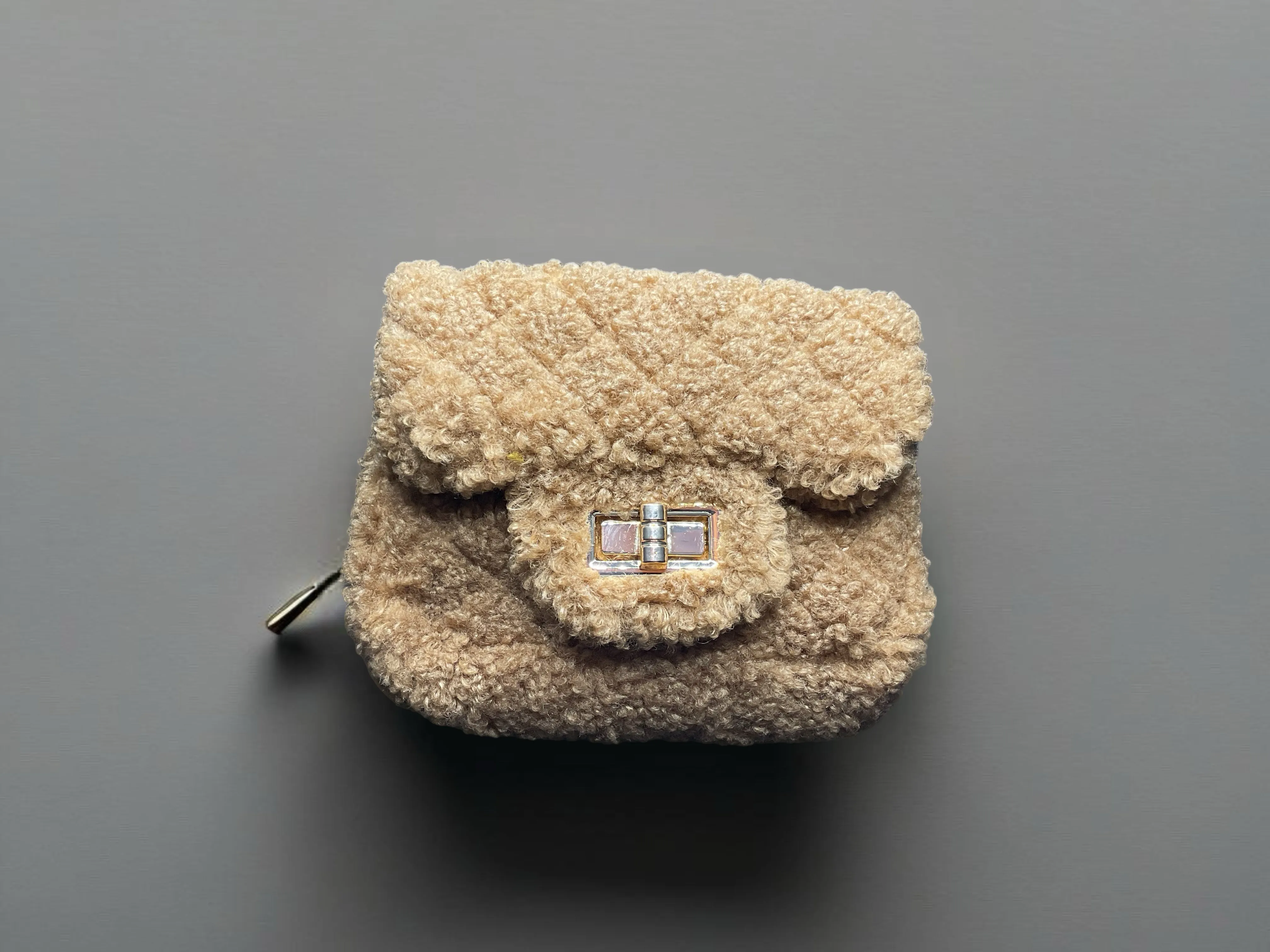 Fuzzy wuzzy mini crossbody-purse