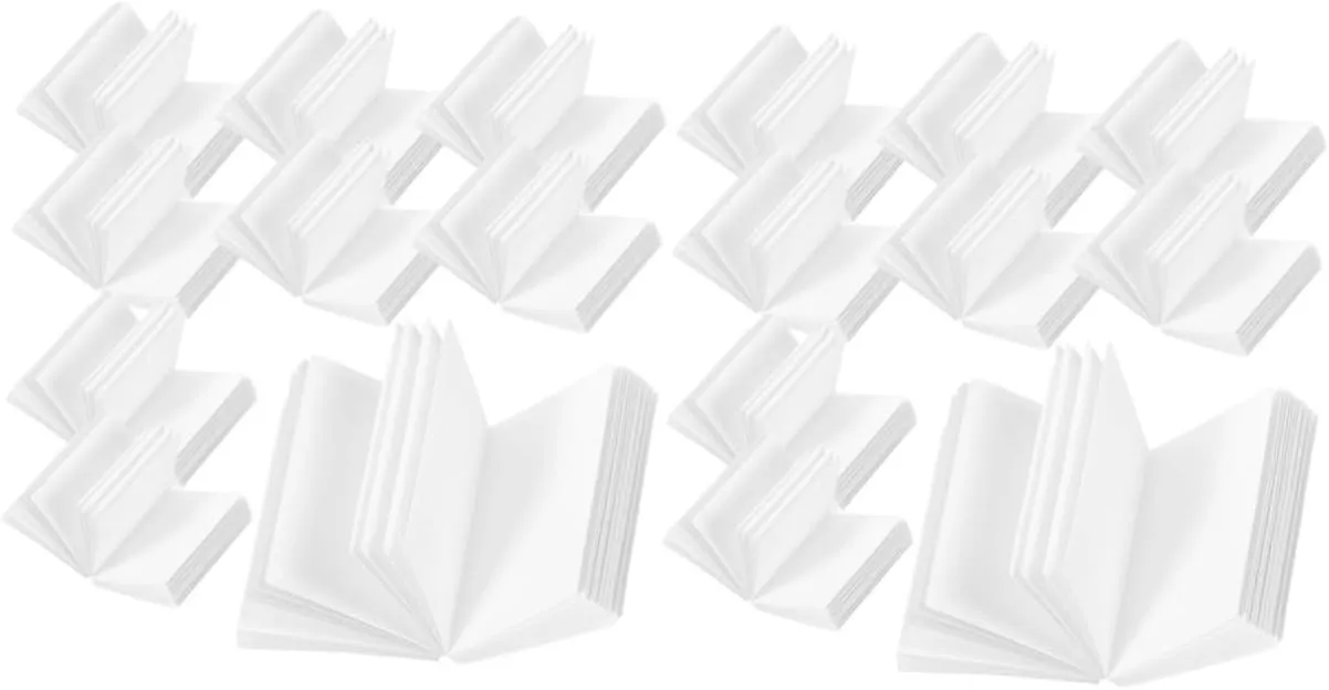 Garneck 5sets 60pcs Dollhouse Mini Books Blank Models Decorative Accessories for Dollhouse Layouts DIY Craft Projects and Miniature Scenes Realistic Design for Enhanced Playtime Fun 60pcs*5