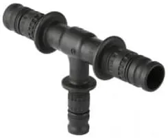 Geberit 623.316.00.5 Mepla Reduced Press Tee Fitting 26-26-20, Grey