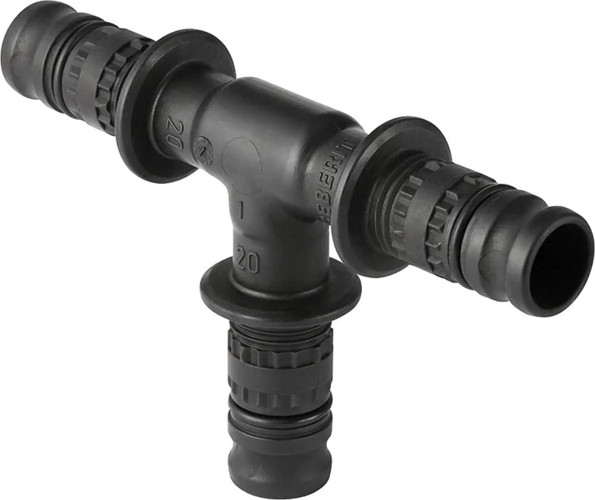 Geberit 624.310.00.5 Mepla Intermediate Equal Tee Fitting Grey
