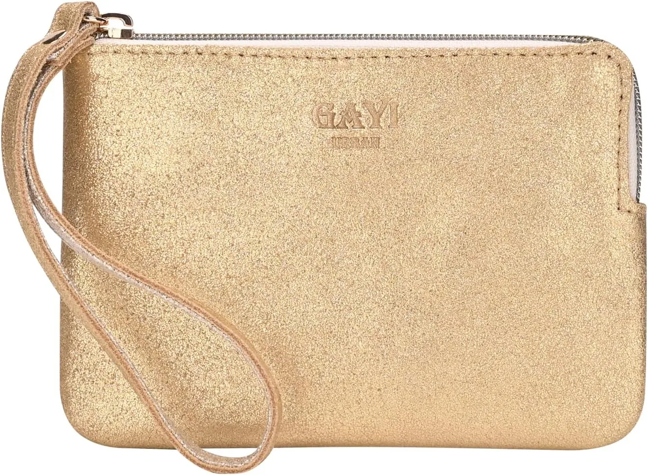 Genuine Leather 4.5 x 6.5 Wristlet Purse for Women, Evening Wristlet Pouch Clutch Bag
