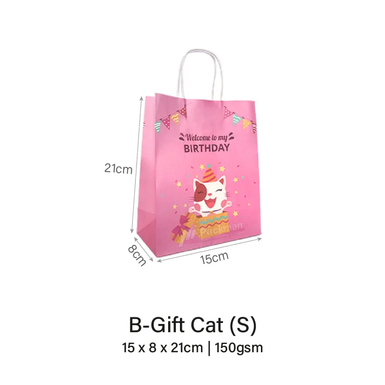 Gift Cat Birthday Bag (10pcs)