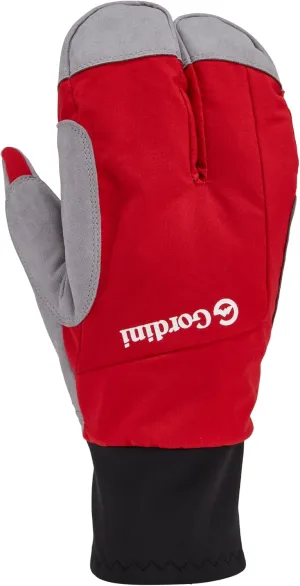 Gordini Men's XC Split Mitten, Red Grey, Medium