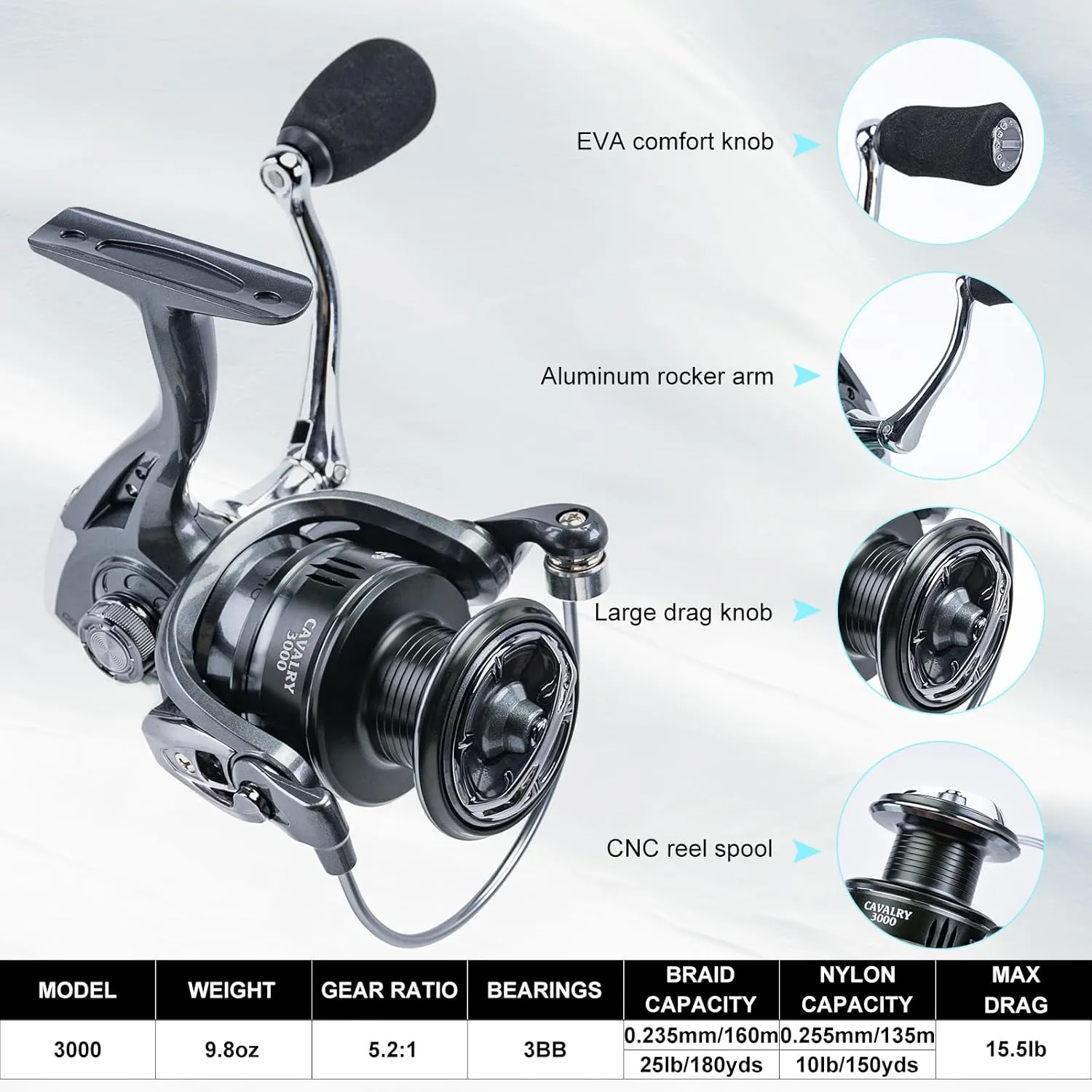 Goture Fishing Rod and Reel Combo, Carbon Fiber Telescopic Fishing Rod Kit with Spinning Reel, Carrier Bag, Fishing Lures and Fishing Tools, Fishing Kit for Travel Freshwater Saltwater