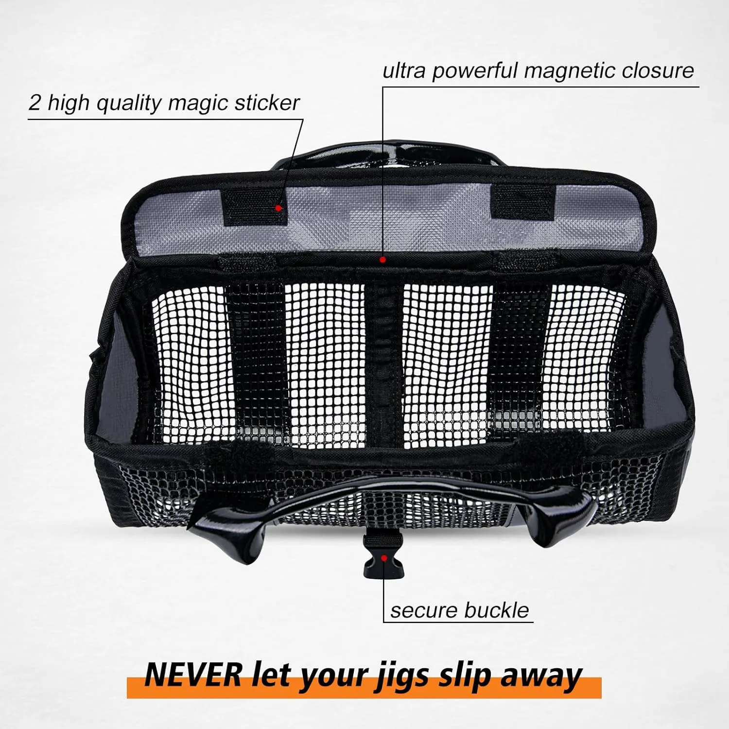 Goture Portable Lure Organizer - Fishing Storage Tackle Gear Accessories Bag
