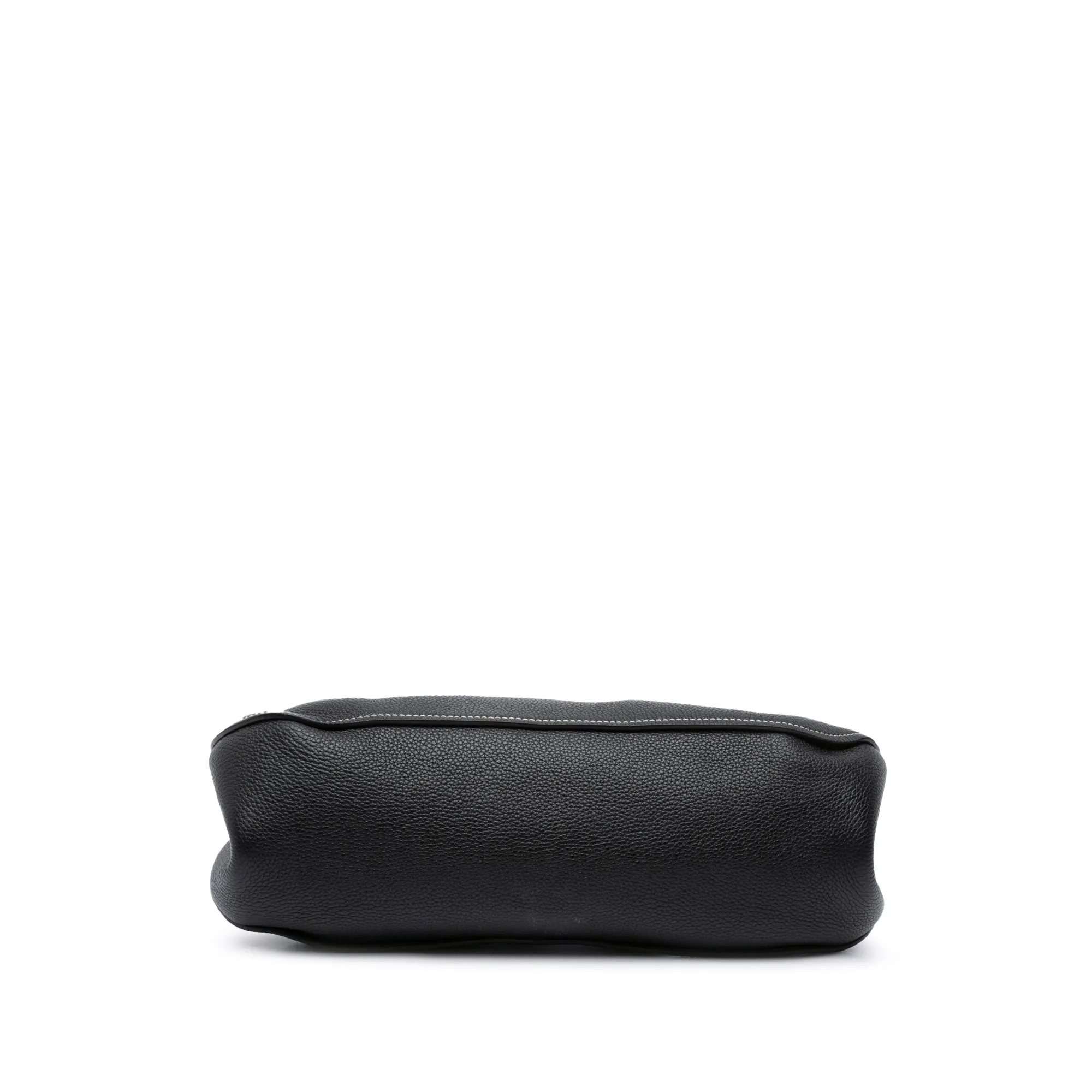 Grained Calfskin Braided Ring Darryl Clutch