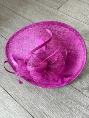 Grape Teardrop Disc Fascinator