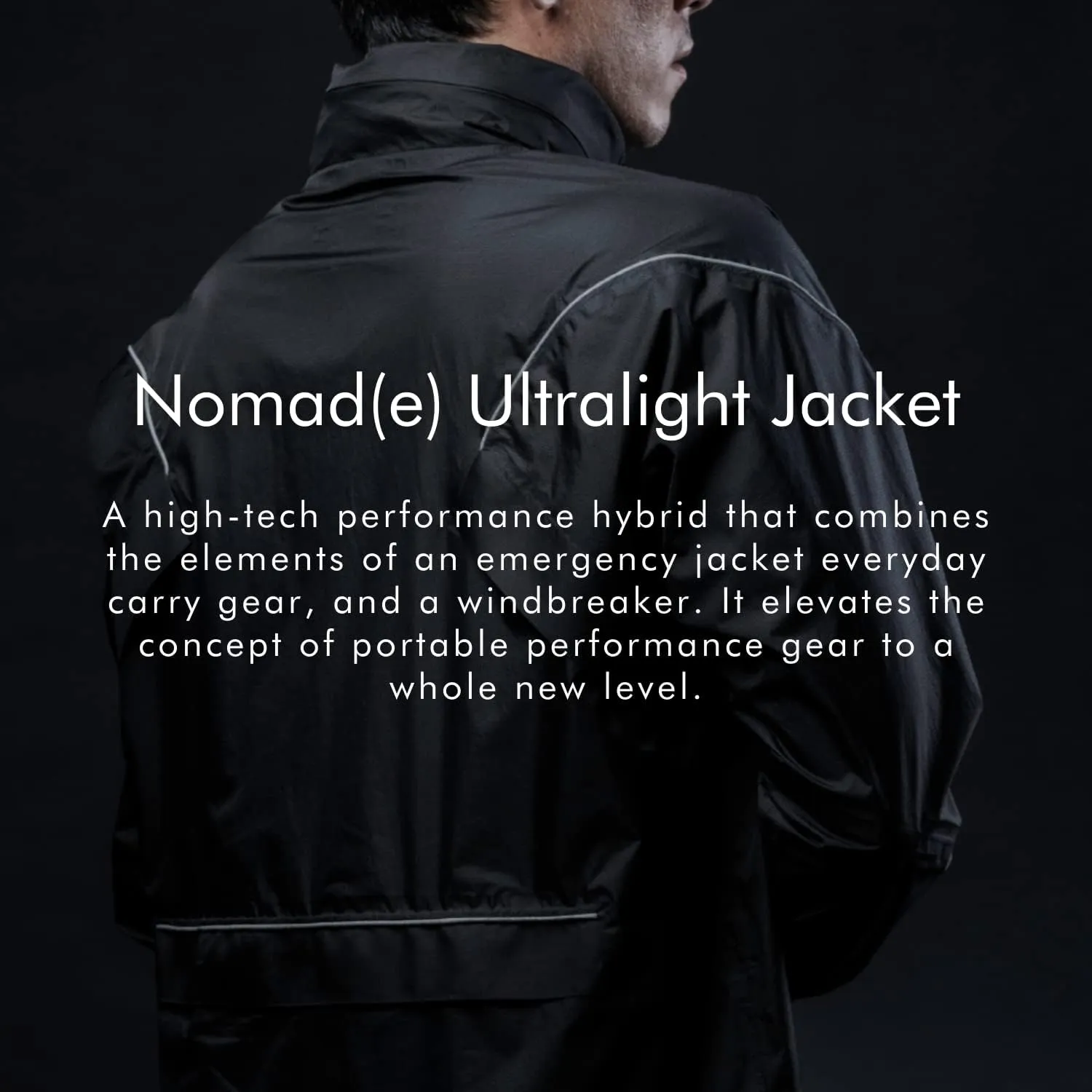 GRAPHENE-X Nomad(e) Ultralight Jacket | Abrasion-Resistant & Waterproof | Breathable Windproof Graphene Membrane Protection