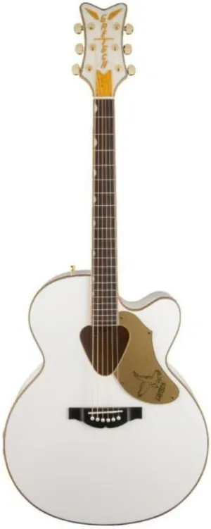 Gretsch Guitars G5022CWFE Rancher Falcon Jumbo Cutaway 6-String Right-Handed Acoustic-Electric Guitar with Fishman Pickup System and Laurel Fingerboard (White)