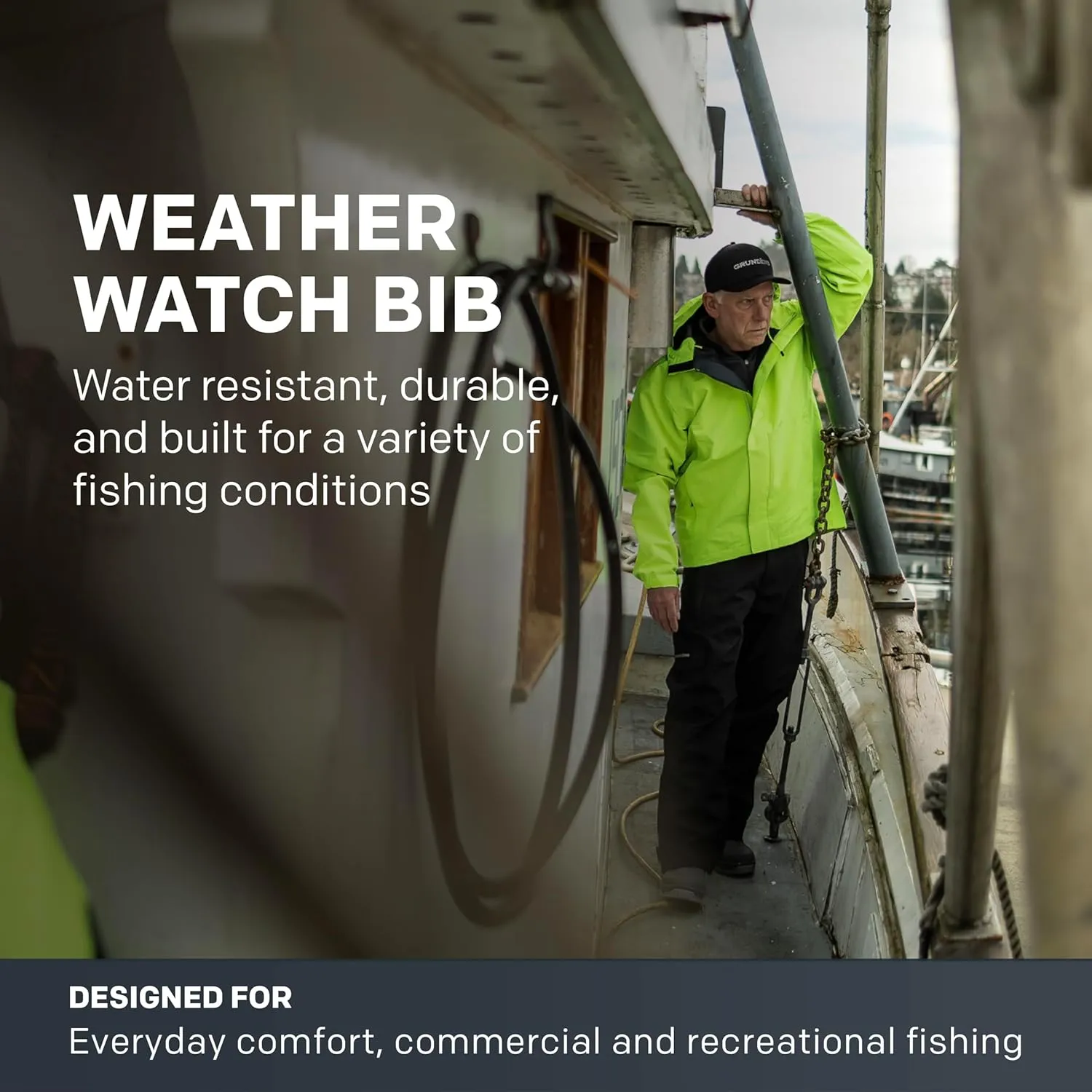 Grundéns Men's Weather Watch Fishing Bib Trouser