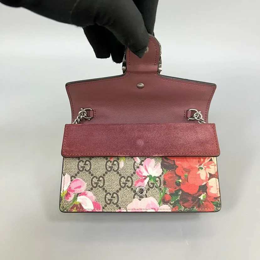 Gucci Dionysus Mini Floral Canvas Crossbody Bag - Preloved, Multicolor
