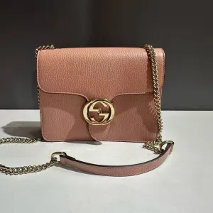 Gucci GG Marmont Mini Pink Crossbody Bag - Preloved