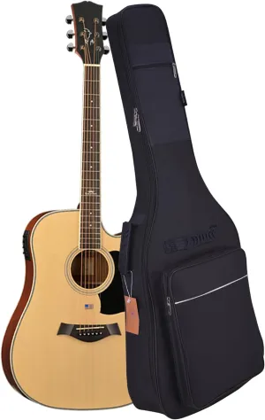 Guitar Bag 39 Inch Acoustic Gig Bag Soft Case 0.35 Inch Thick Padding Classical Guitar Backpack Larger Pocket with Back Hanger Loop and Neck Strap