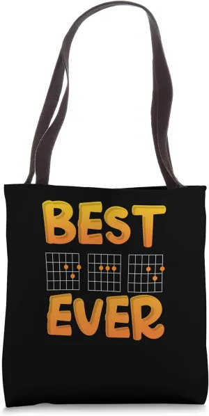 Guitar Chord Best D-A-D ever Father's Day Tote Bag