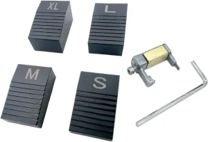 Guitar Floating Tremolo Set Up Blocks Slider and Guitar Bridge Intonation Adjuster Tool Compatible with Floyd Rose Electric Guitar Accessories Luthier Tool Set 1/4" - 3/4" Plastic