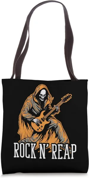 Guitar Halloween Costume Scary Guitar Player Trick Or Treat Tote Bag