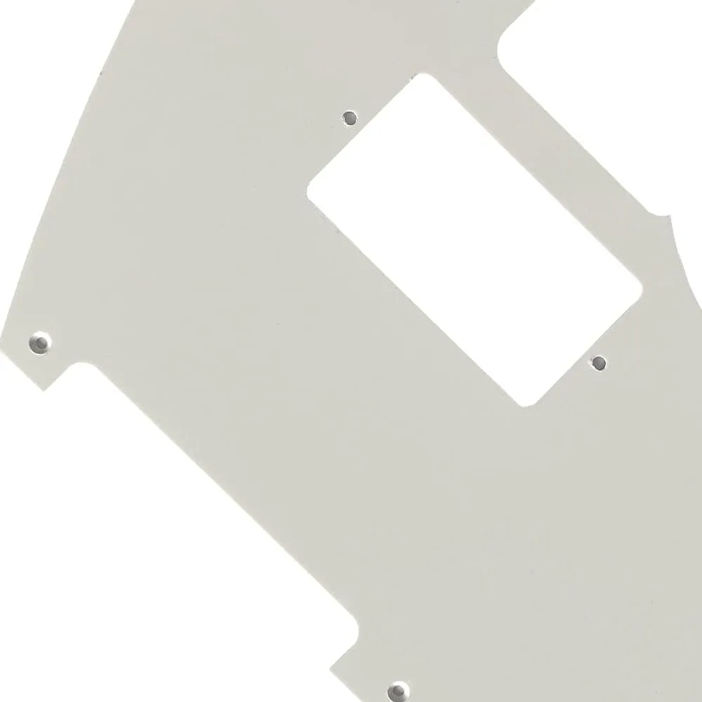 Guitar Parts For Fender Warmoth MJT Telemaster Jazzcaster PAF Style Guitar Pickguard (1 Ply White)