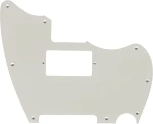Guitar Parts For Fender Warmoth MJT Telemaster Jazzcaster PAF Style Guitar Pickguard (1 Ply White)