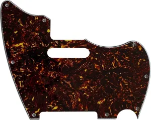Guitar Parts For Fender Warmoth MJT Telemaster Jazzcaster Style Guitar Pickguard (4 Ply Brown Tortoise)