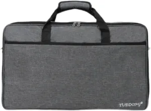 Guitar Pedal Board Bag Crossbody Bag Travel Case Pedalboard Zipper Pouch for Rehearsals, 52x32x12.5cm