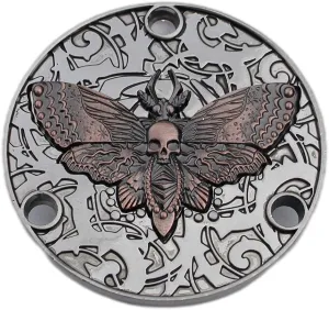 Guyker Guitar Back Cover Butterfly Skeleton Pattern Metal Toggle Switch for LP Style Guitar