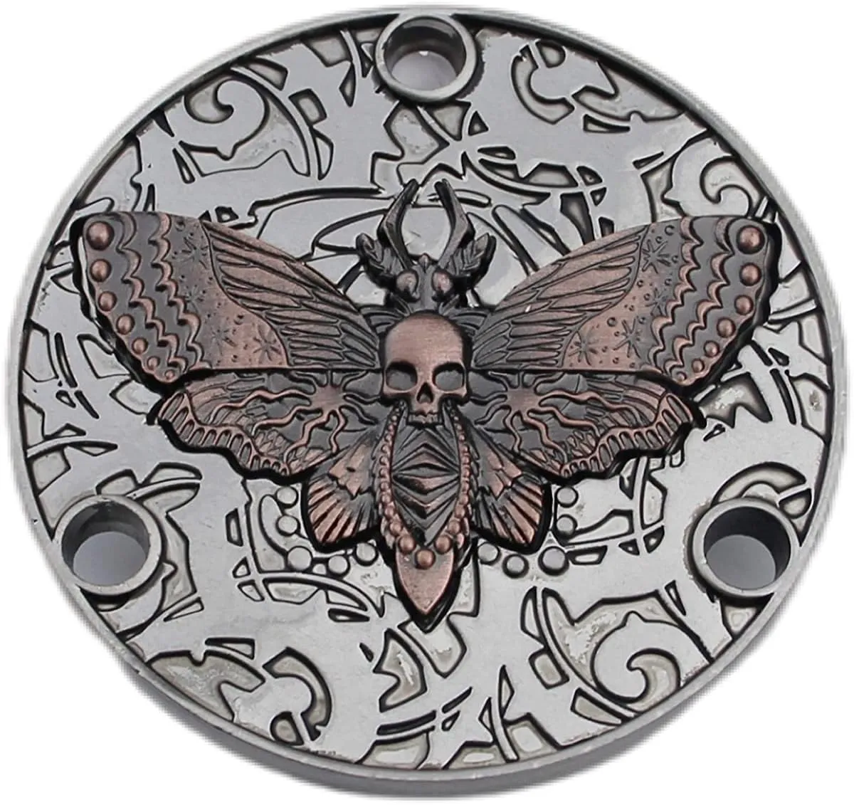 Guyker Guitar Back Cover Butterfly Skeleton Pattern Metal Toggle Switch for LP Style Guitar