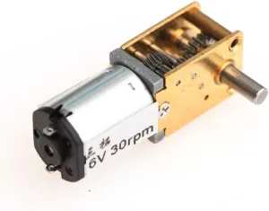 GW12N20 DC 6V 30 60 90rpm Smallest Worm Gear Motor Low Speed Ultra Mini Gear Box Reversible Electric Engine For Smart Car Robot - (Speed(RPM): 3V 45RPM)
